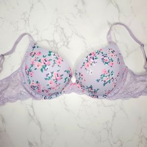 Victoria's Secret Lilac Purple Lace Dream Angel's Push Up Bra, 34DD, Never worn